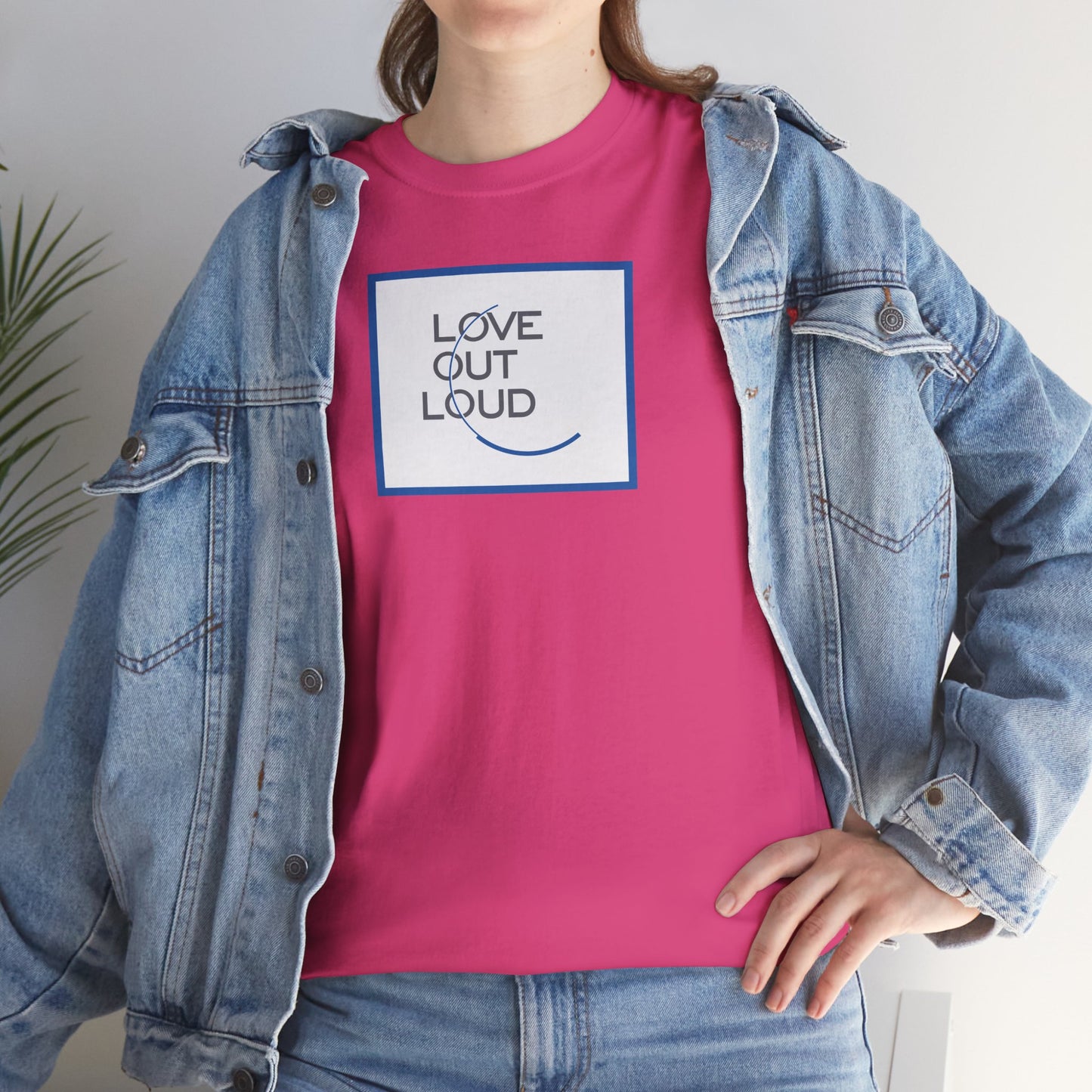 LOL- LOVE OUT LOUD Unisex Heavy Cotton Tee