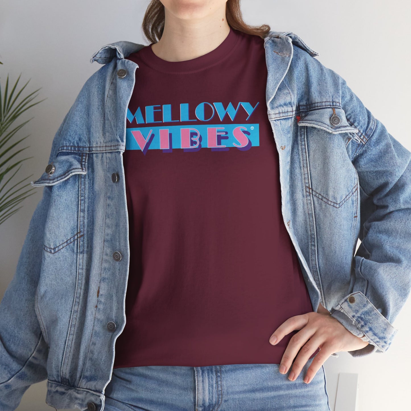 MELLOWY VIBES Unisex Heavy Cotton Tee