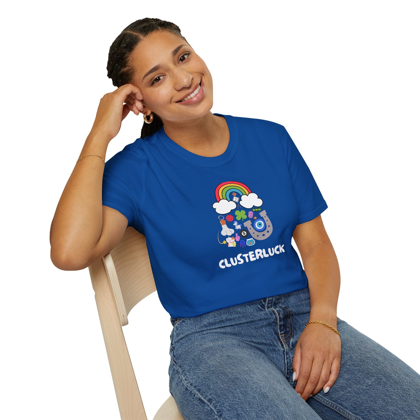 CLUSTERLUCK Unisex Softstyle 100% Cotton T-Shirt