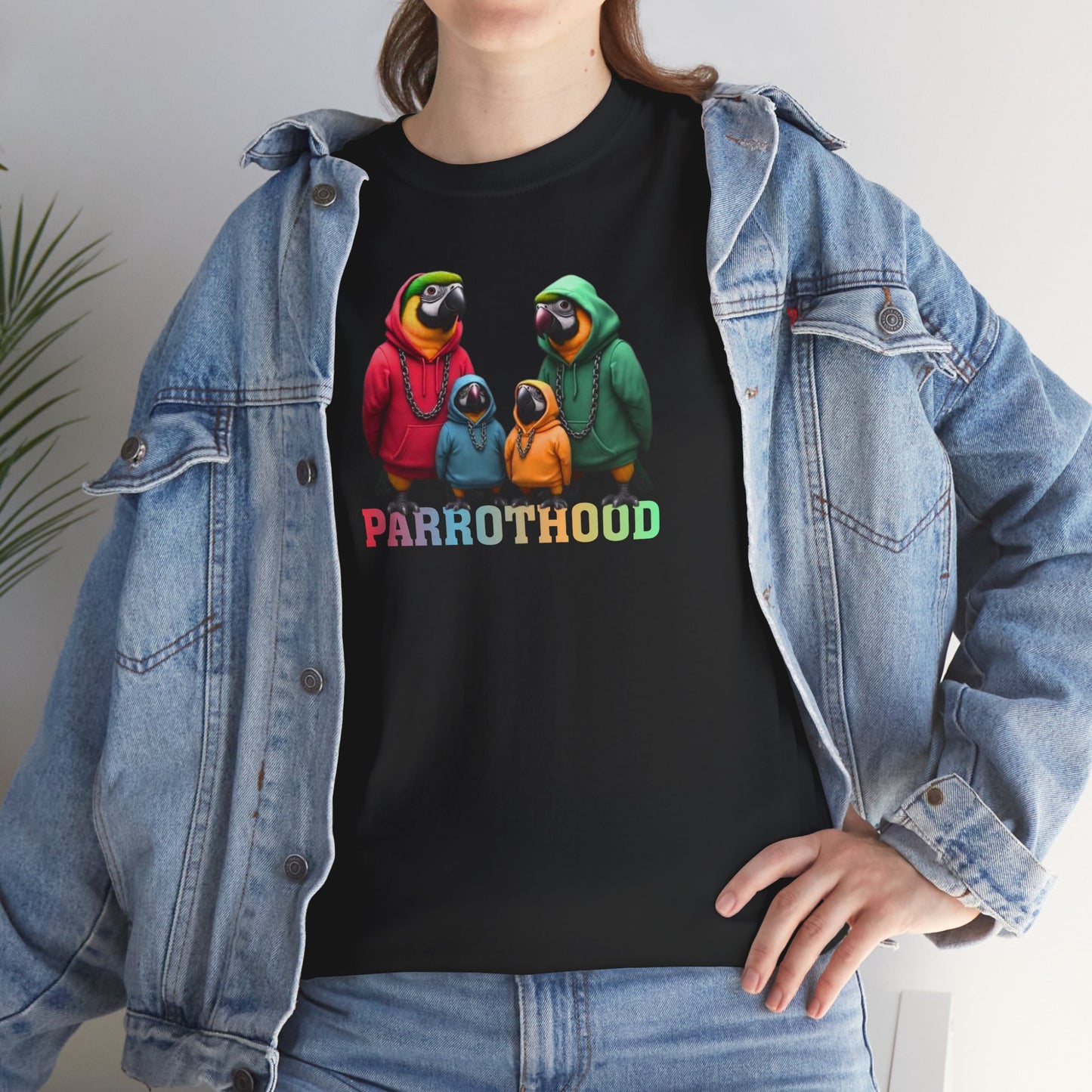 PARROTHOOD Unisex Heavy Cotton Tee