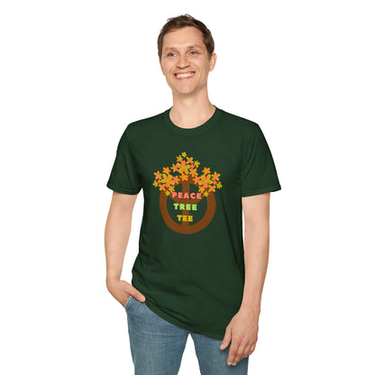 PEACE TREE TEE Unisex Softstyle 100% Cotton T-Shirt