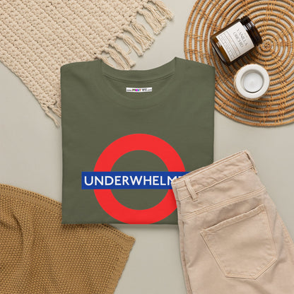 UNDERWHELMED Unisex Heavy Cotton Tee
