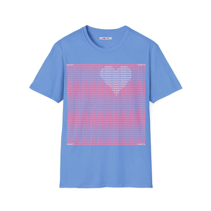 I HEART EARTH Unisex Softstyle 100% Cotton T-Shirt