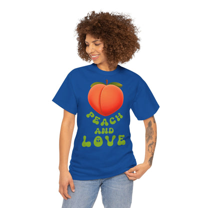 PEACH AND LOVE Unisex Heavy Cotton Tee