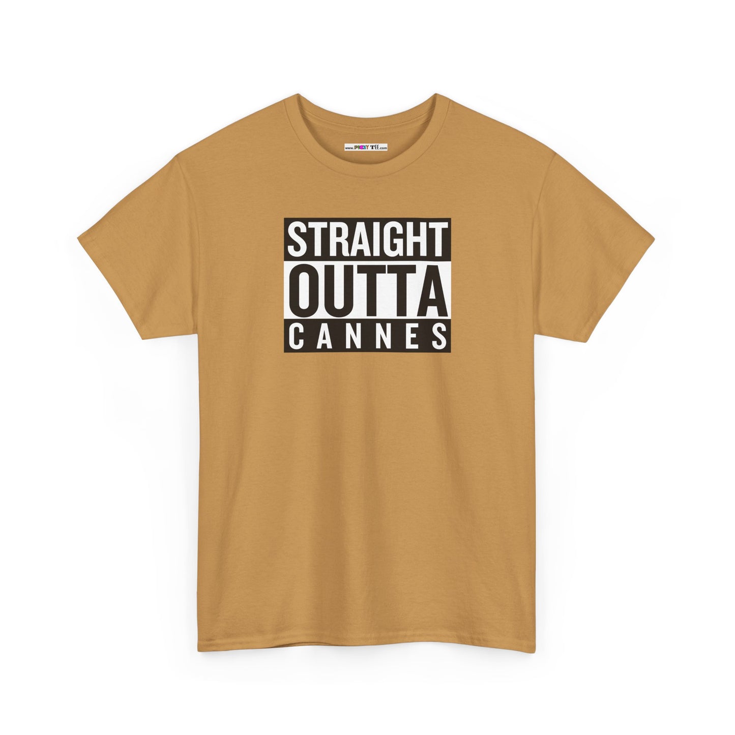 STRAIGHT OUTTA CANNES Unisex Heavy Cotton Tee