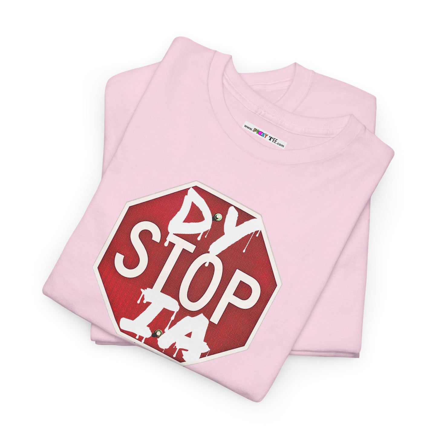 STOP DYSTOPIA Unisex Heavy Cotton Tee