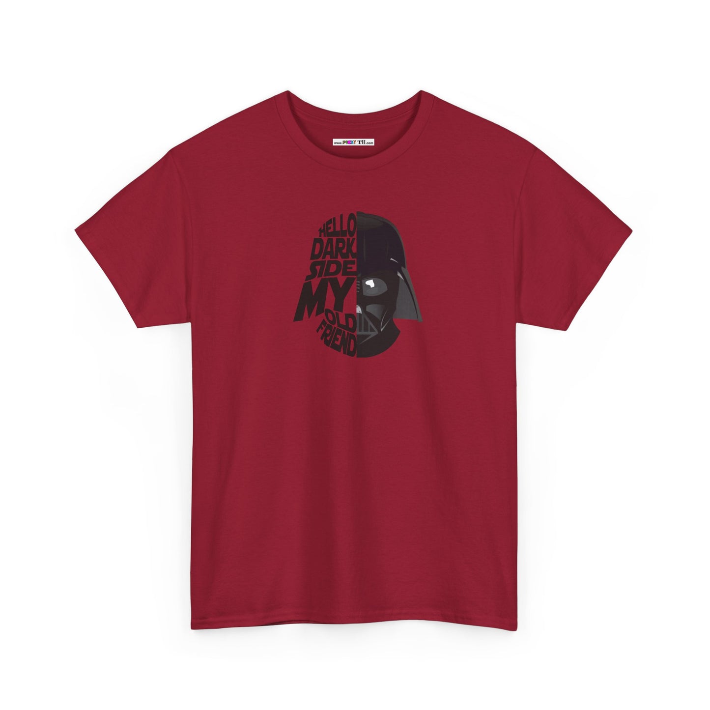 HELLO DARKSIDE MY OLD FRIEND Unisex Heavy Cotton Tee