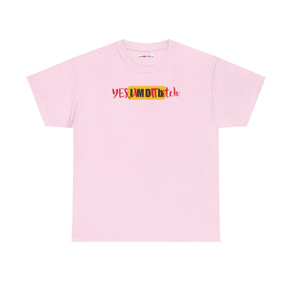 YES, IAMDATbitch Unisex Heavy Cotton Tee
