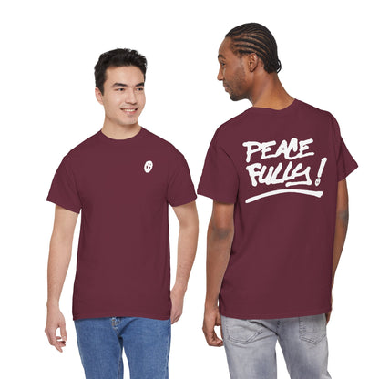 PEACEFULLY! Unisex Heavy Cotton Tee
