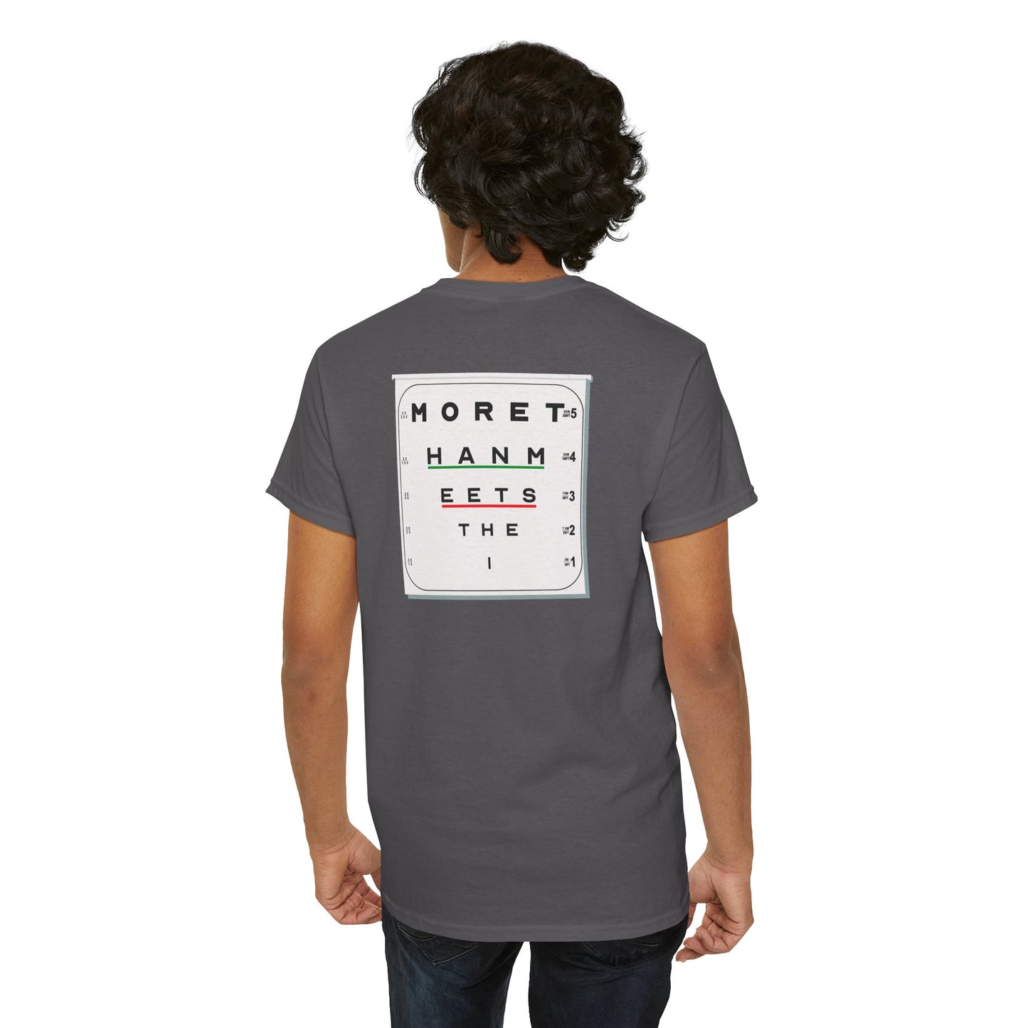 MORE THAN MEETS THE I TEST Unisex Heavy Cotton Tee