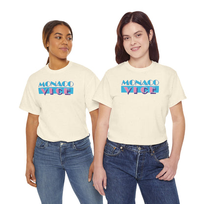 MONACO VICE Unisex Heavy Cotton Tee
