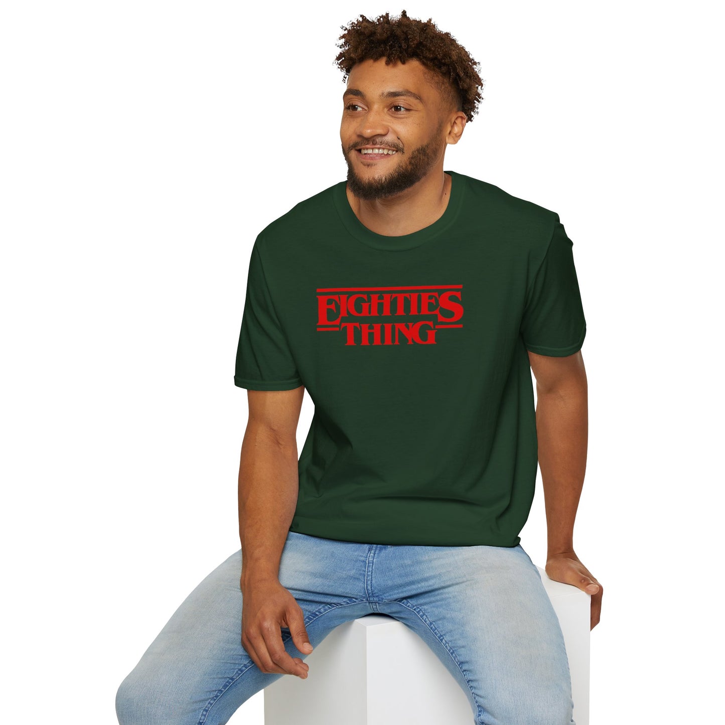 EIGHTIES THING Unisex Softstyle 100% Cotton T-Shirt