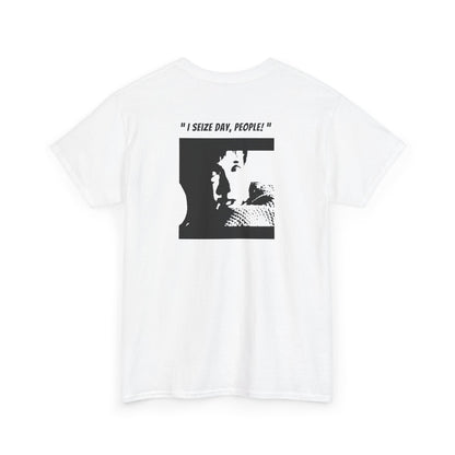CARPE DIEM "I SEIZE DAY, PEOPLE" Unisex Heavy Cotton Tee