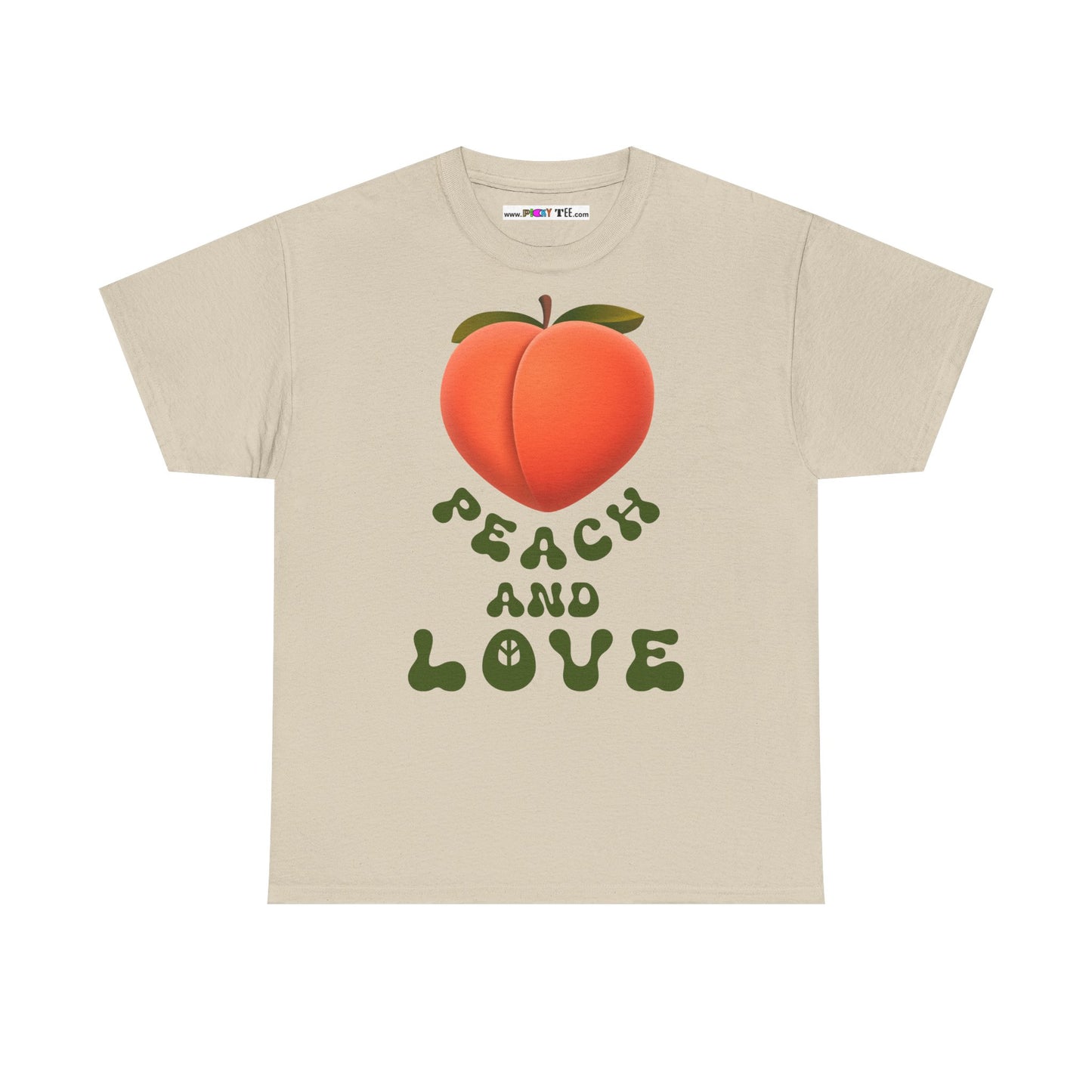 PEACH AND LOVE Unisex Heavy Cotton Tee