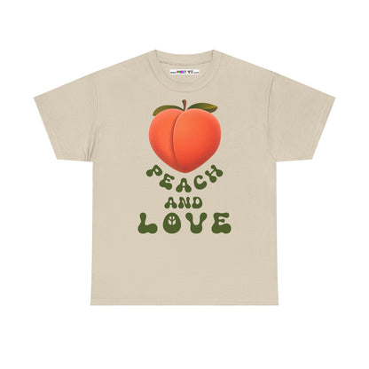 PEACH AND LOVE Unisex Heavy Cotton Tee