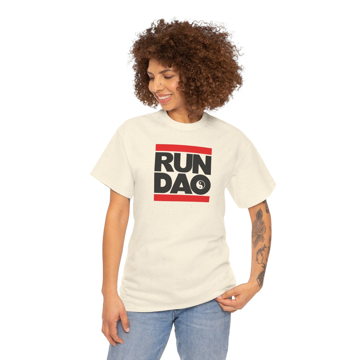 RUN DAO Unisex Heavy Cotton Tee