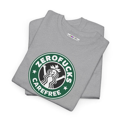 ZEROFUCKS CAREFREE Unisex Heavy Cotton Tee