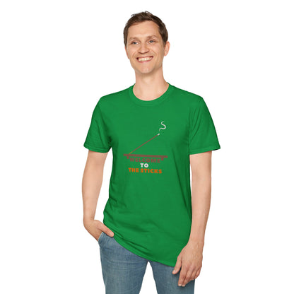 WELCOME TO THE STICKS Unisex Softstyle 100% Cotton T-Shirt