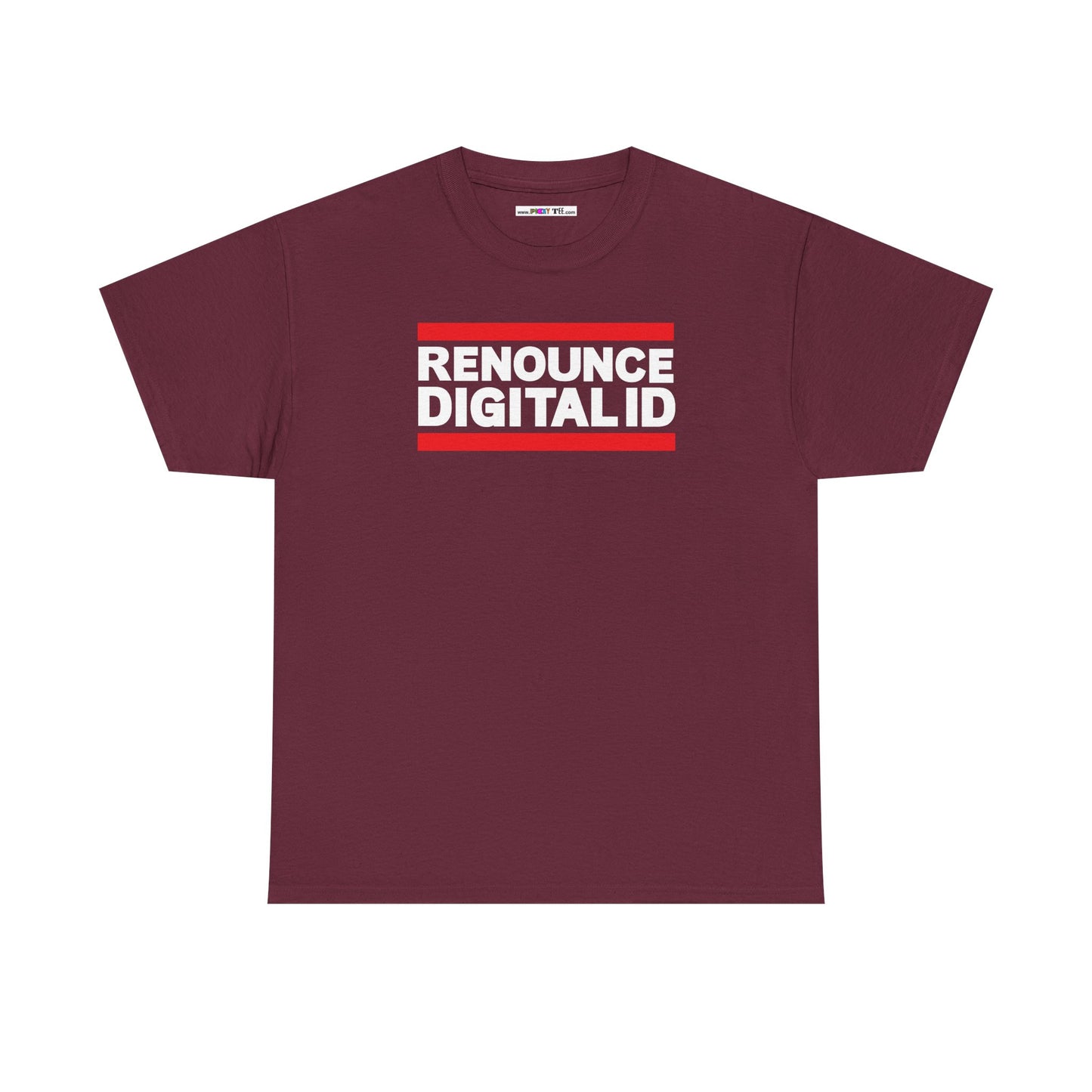 RENOUNCE DIGITAL ID Unisex Heavy Cotton Tee