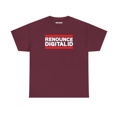 RENOUNCE DIGITAL ID Unisex Heavy Cotton Tee