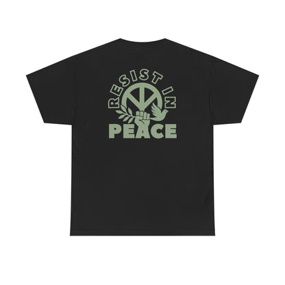 RESIST IN PEACE Unisex Heavy Cotton Tee