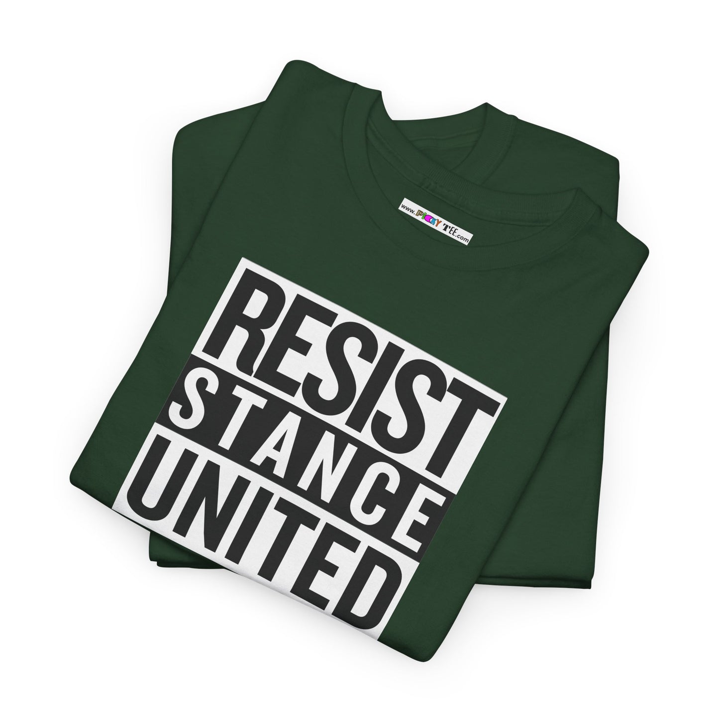 RESIST STANCE UNITED Unisex Heavy Cotton Tee