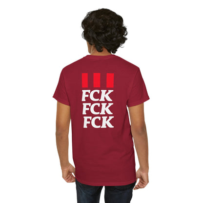 FCK FCK FCK Unisex Heavy Cotton Tee