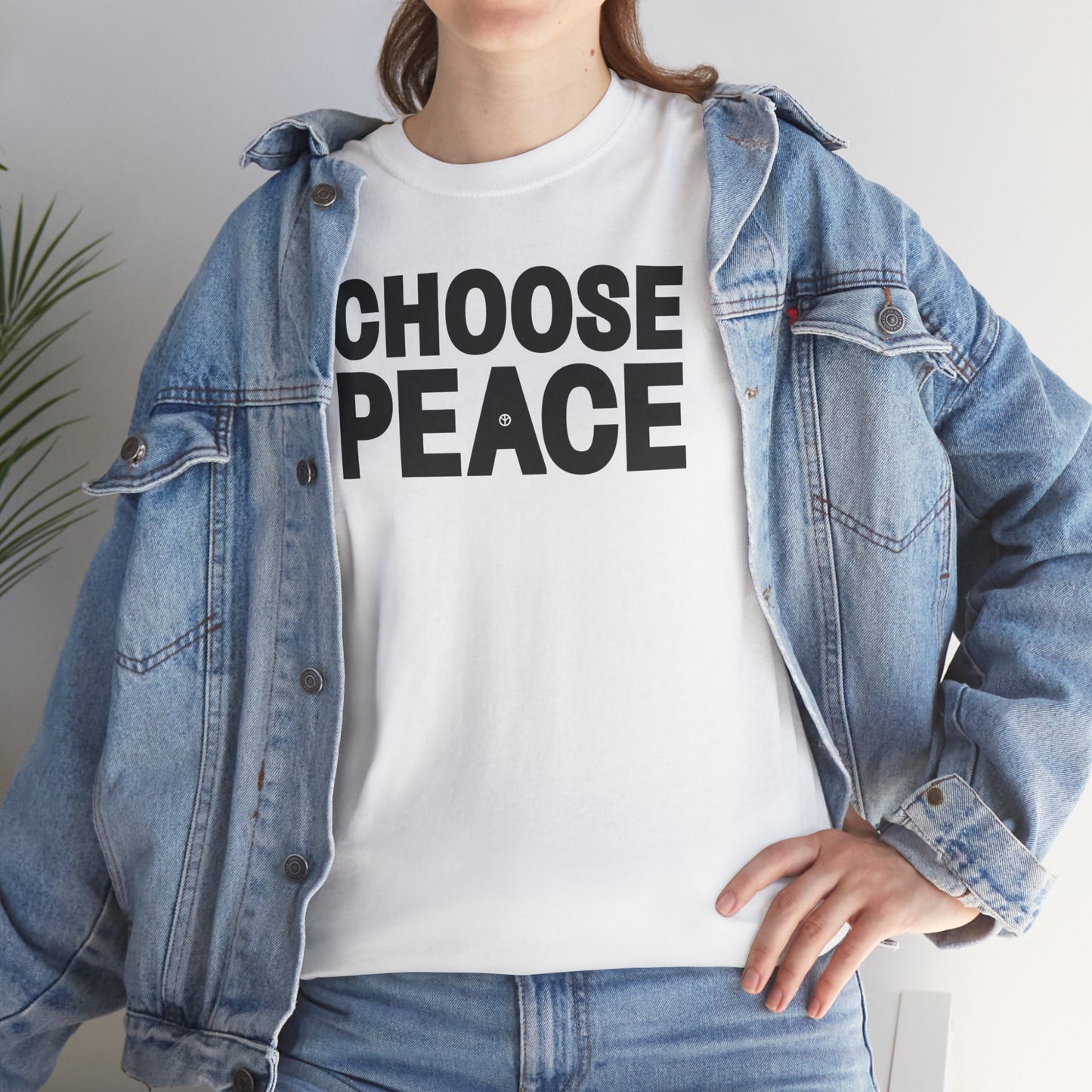CHOOSE PEACE Unisex Heavy Cotton Tee