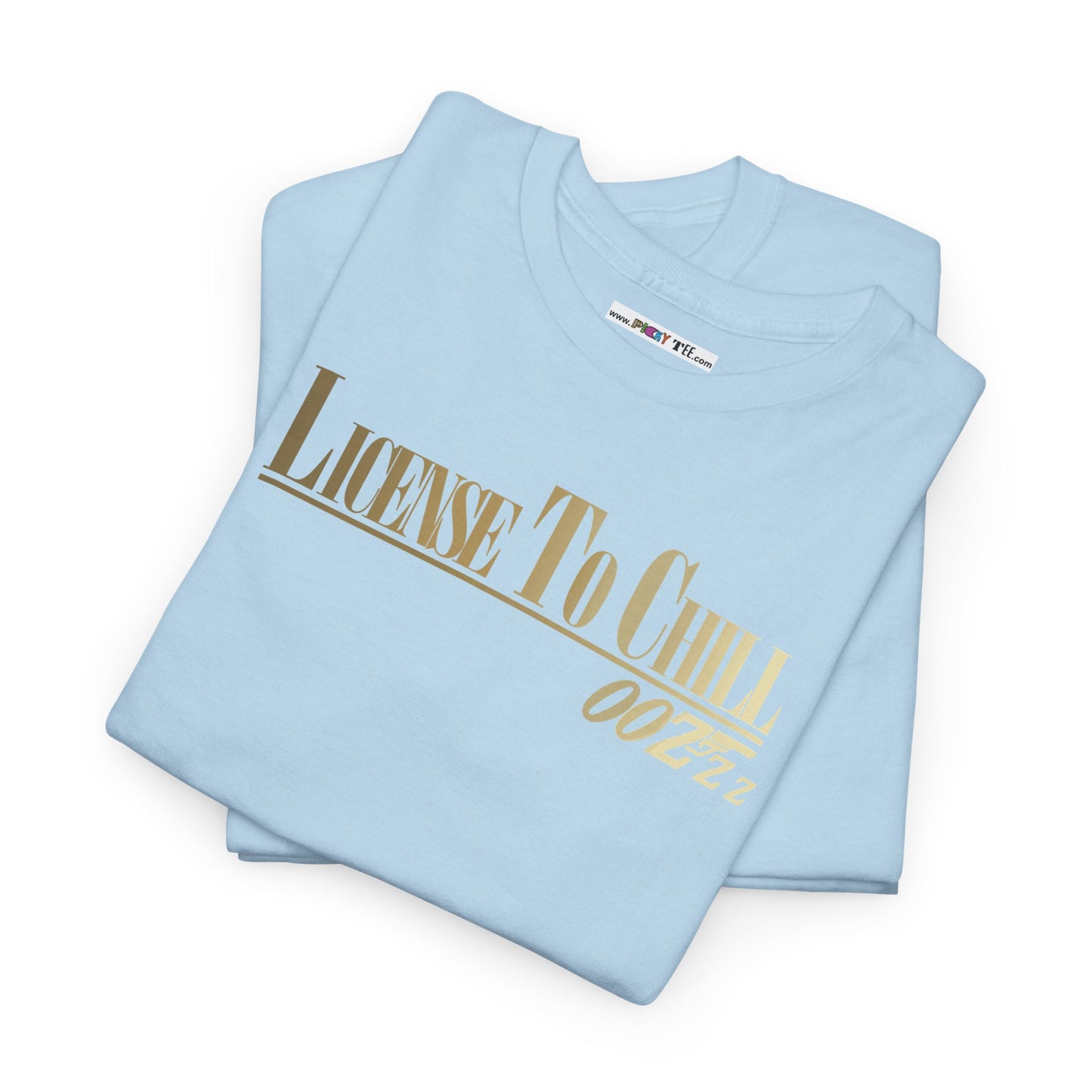 LICENSE TO CHILL 00Zzz Unisex Heavy Cotton Tee