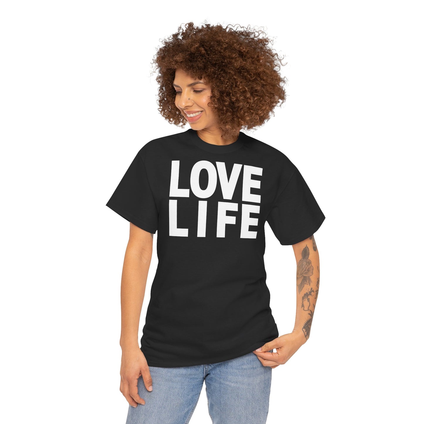 LOVE LIFE Unisex Heavy Cotton Tee
