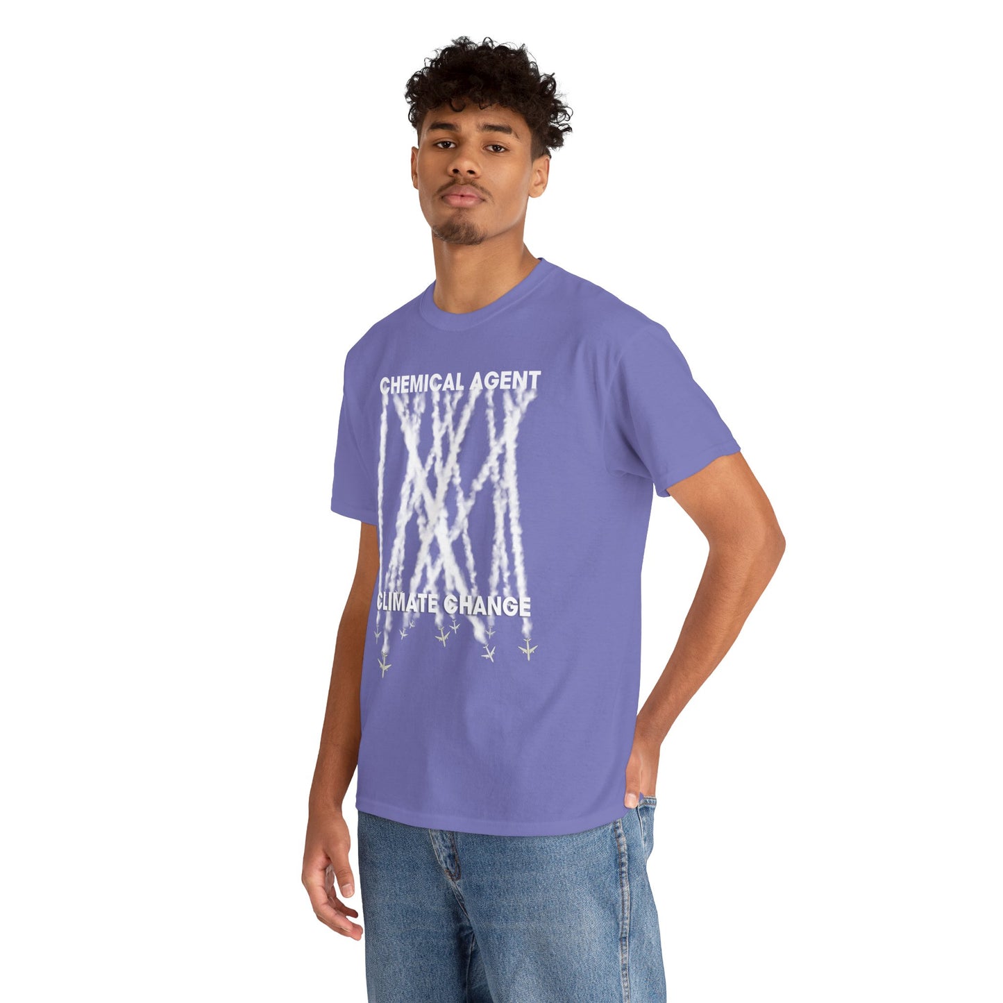 CHEMICAL AGENT/CLIMATE CHANGE Unisex Heavy Cotton Tee