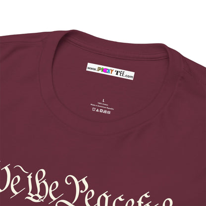 WE THE PEACEFUL Unisex Heavy Cotton Tee
