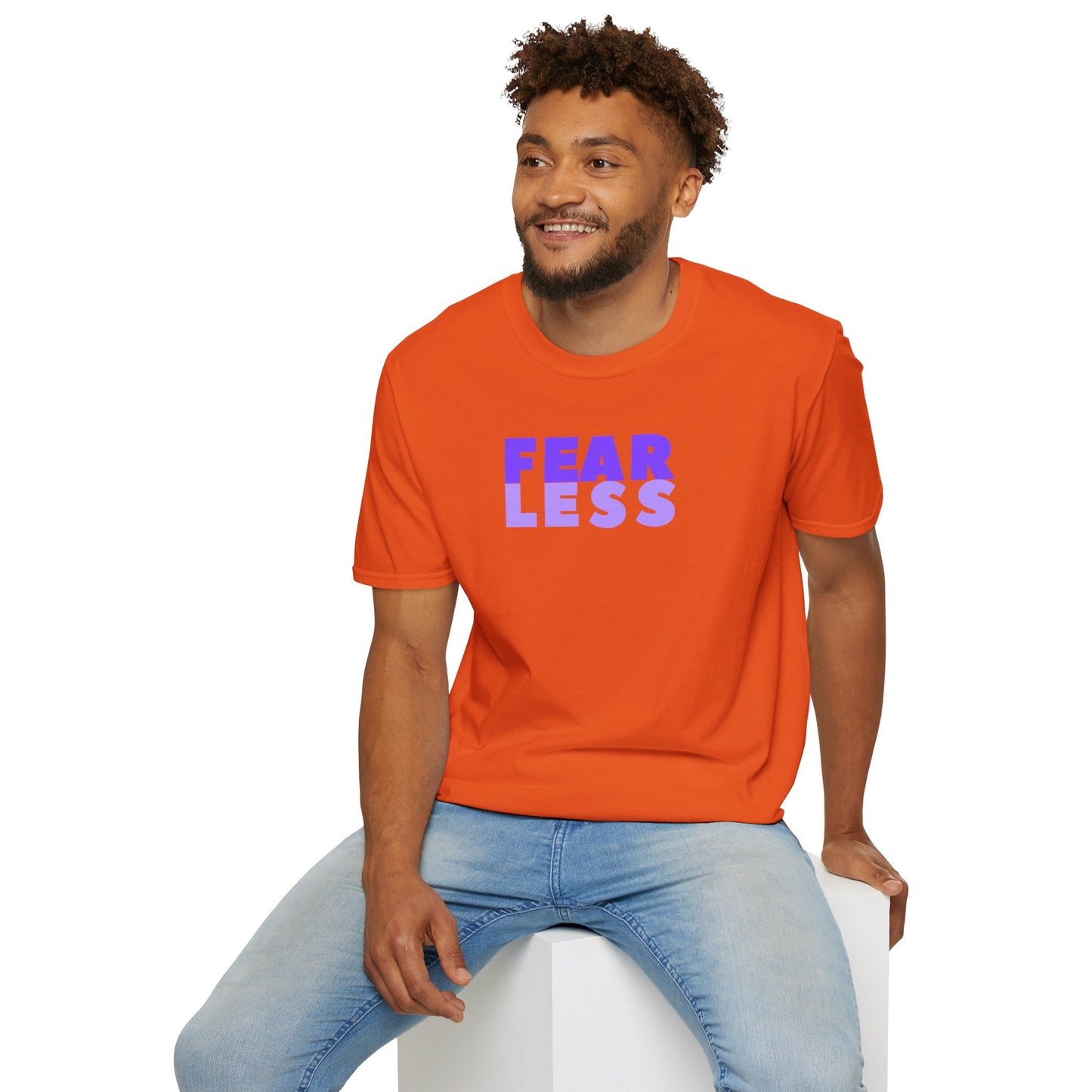 FEAR LESS Unisex Softstyle 100% Cotton T-Shirt