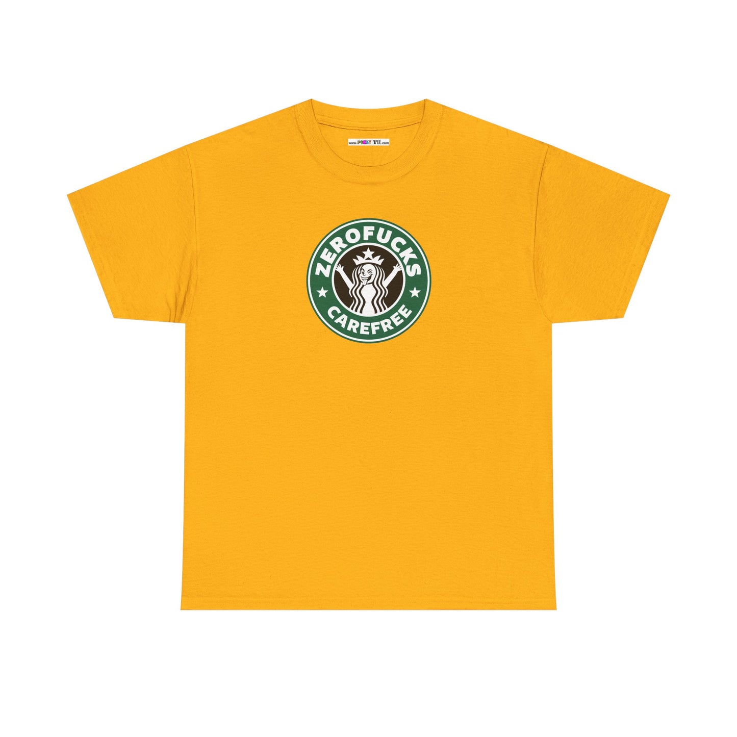 ZEROFUCKS CAREFREE Unisex Heavy Cotton Tee