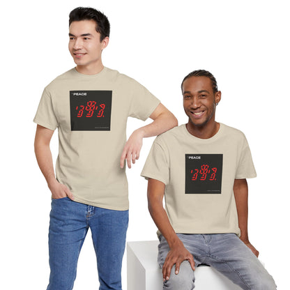 the PEACE ghost in the war-machine Unisex Heavy Cotton Tee