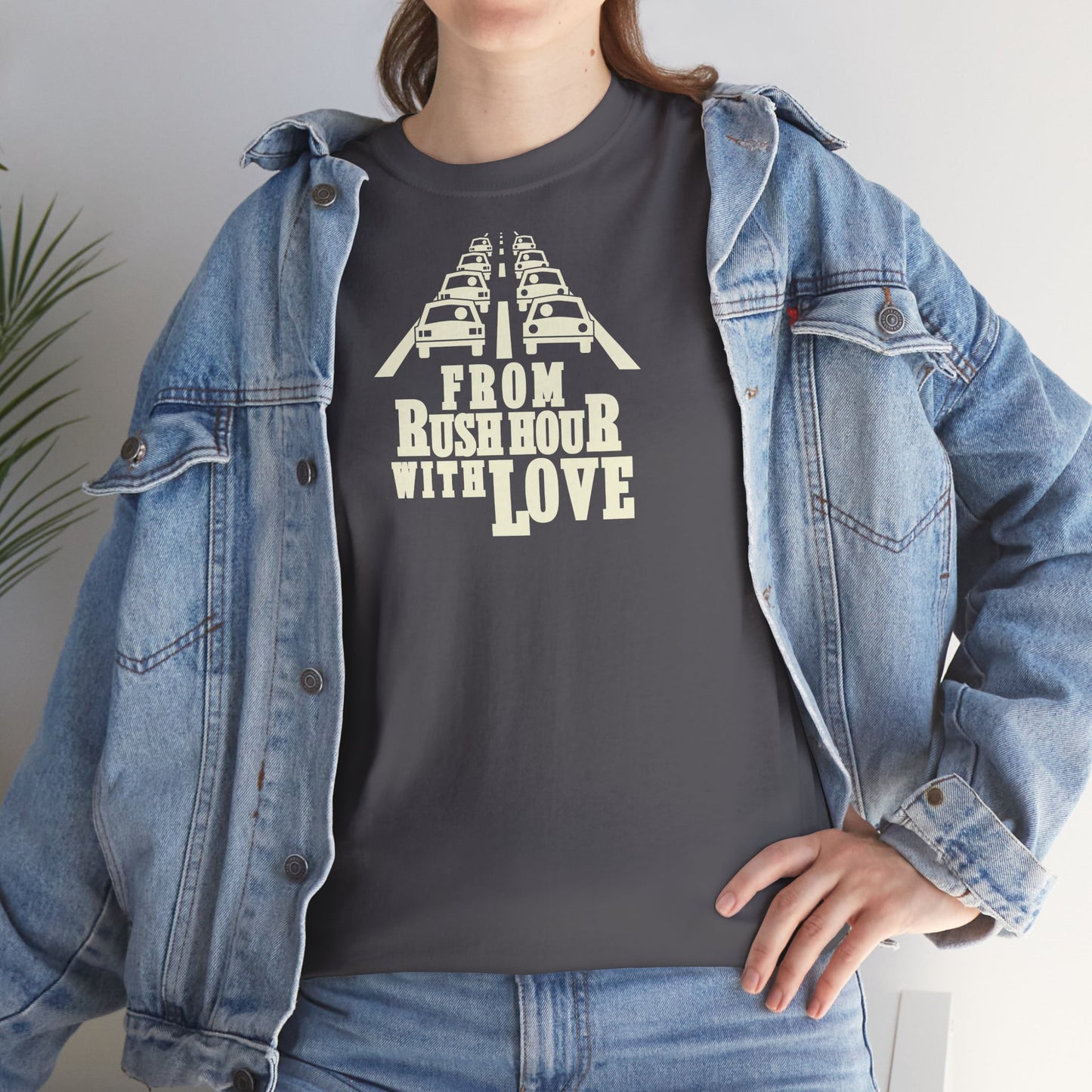FROM RUSH HOUR WITH LOVE Unisex Heavy Cotton Tee