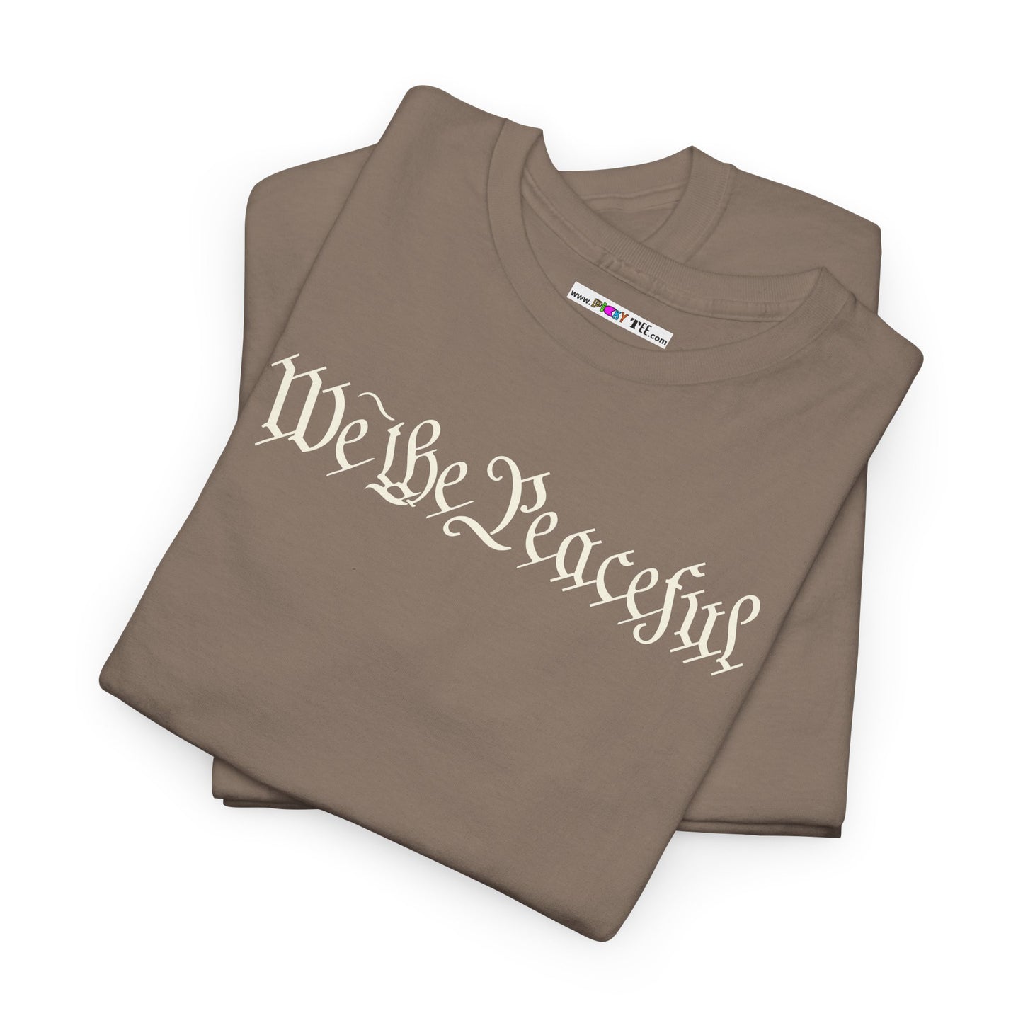 WE THE PEACEFUL Unisex Heavy Cotton Tee