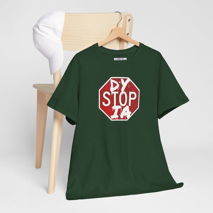 STOP DYSTOPIA Unisex Heavy Cotton Tee