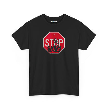 STOP chem trails Unisex Heavy Cotton Tee