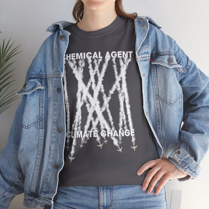 CHEMICAL AGENT/CLIMATE CHANGE Unisex Heavy Cotton Tee