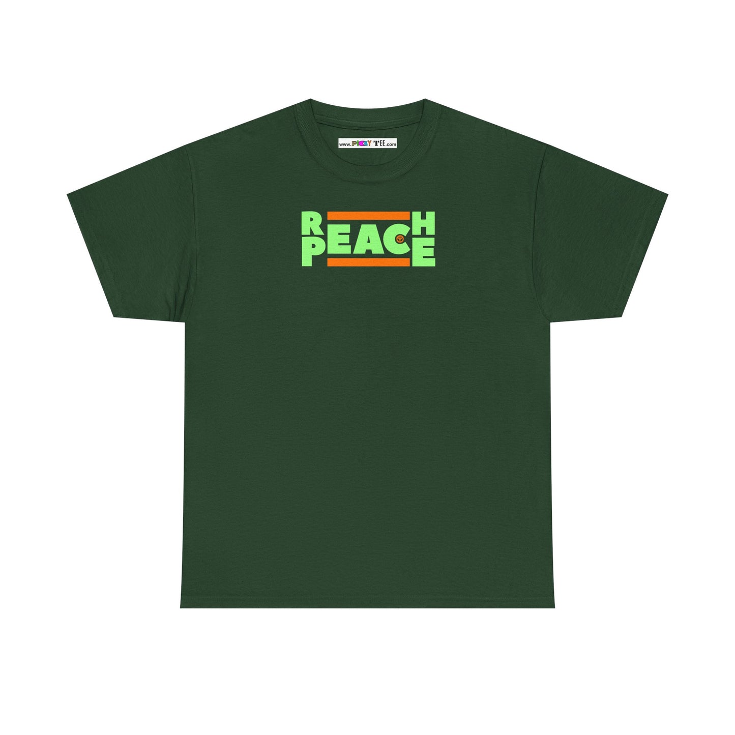 REACH PEACE Unisex Heavy Cotton Tee