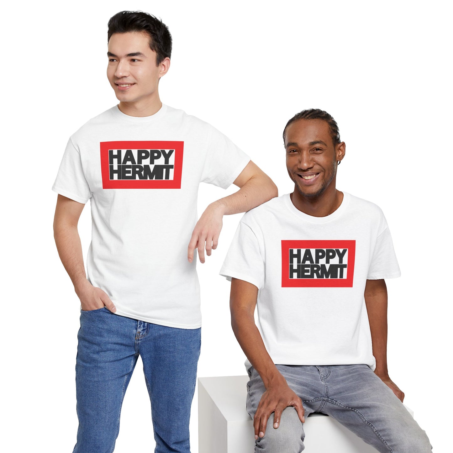 HAPPY HERMIT Unisex Heavy Cotton Tee