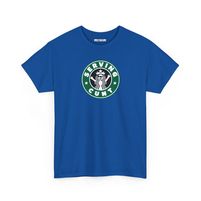 SERVINGCUNT Unisex Heavy Cotton Tee