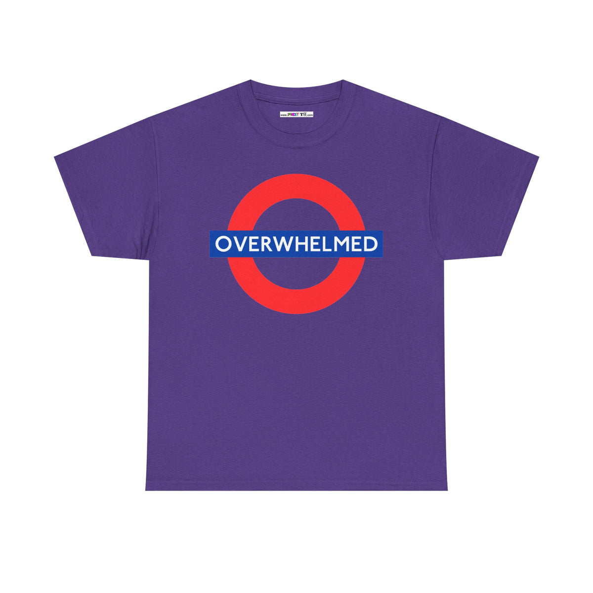 OVERWHELMED Unisex Heavy Cotton Tee
