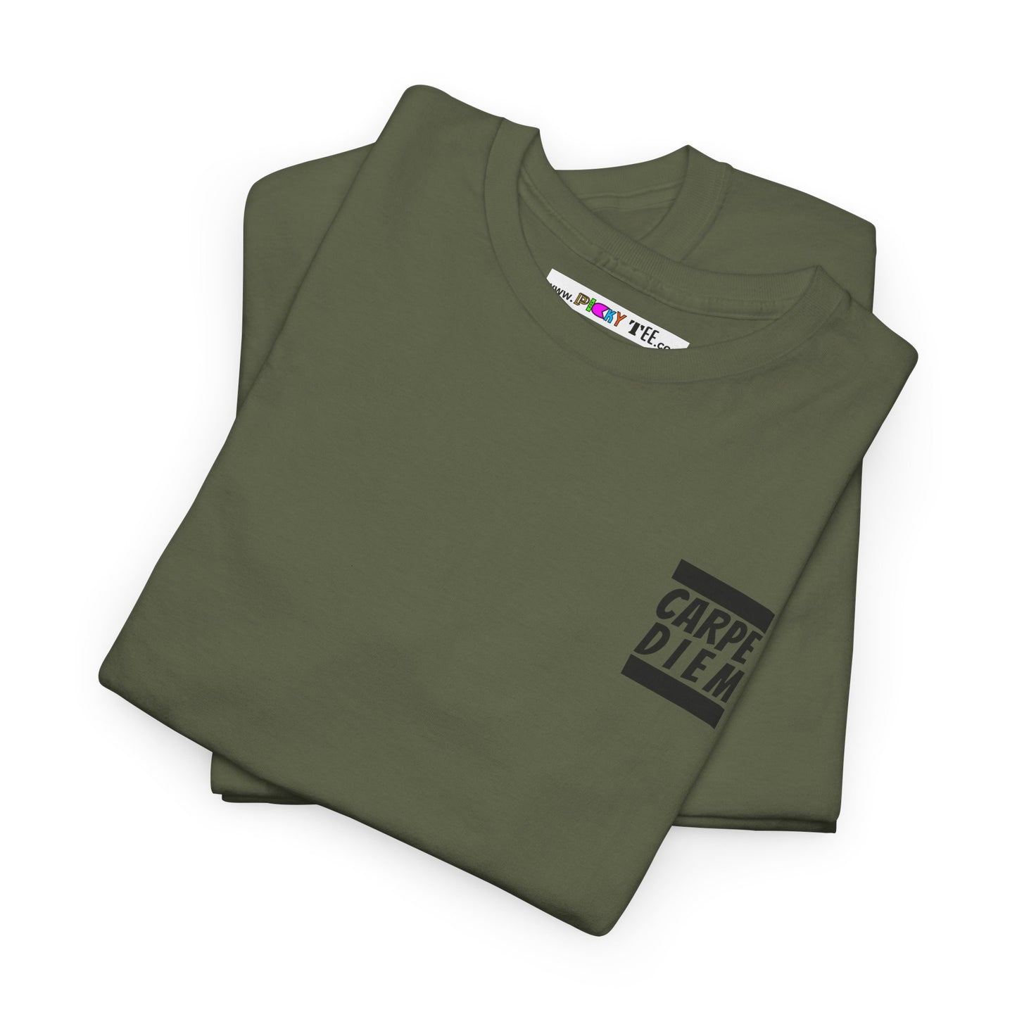 CARPE DIEM "I SEIZE DAY, PEOPLE" Unisex Heavy Cotton Tee