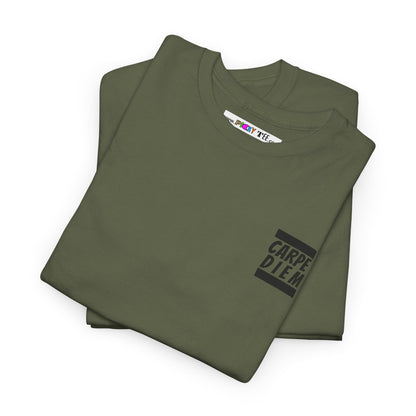 CARPE DIEM "I SEIZE DAY, PEOPLE" Unisex Heavy Cotton Tee