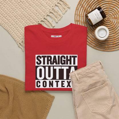 STRAIGHT OUTTA CONTEXT Unisex Heavy Cotton Tee