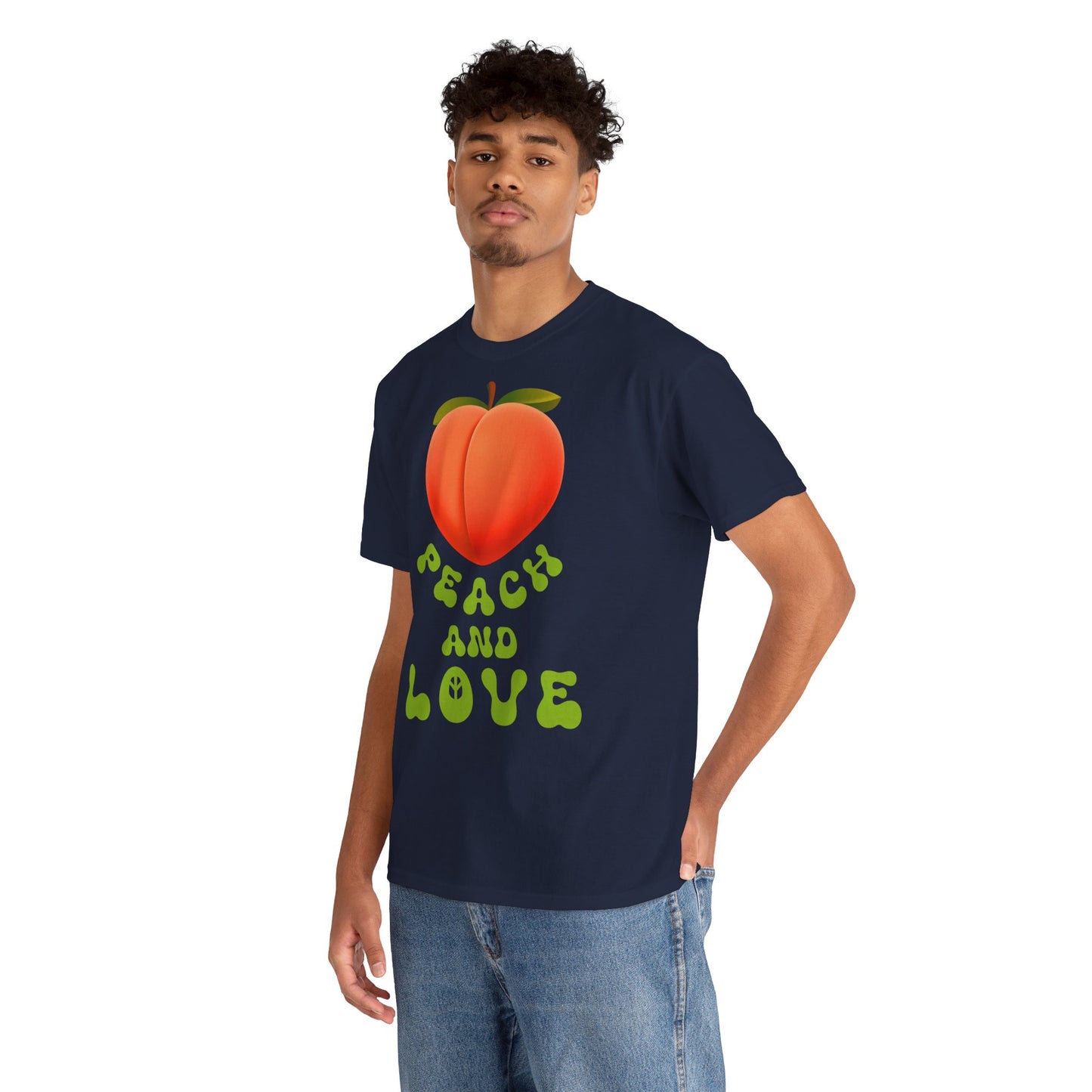 PEACH AND LOVE Unisex Heavy Cotton Tee