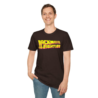 BACK TO THE EIGHTIES Unisex Softstyle 100% Cotton T-Shirt