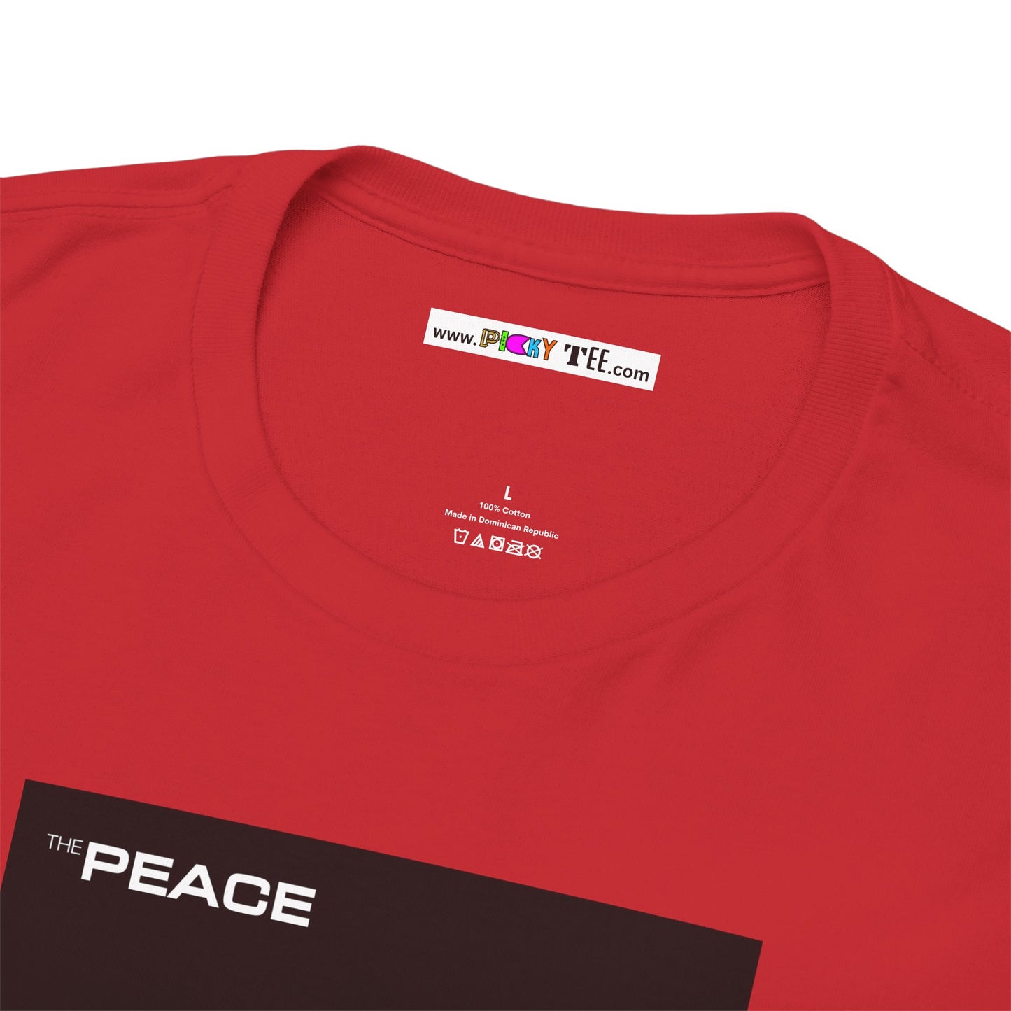 the PEACE ghost in the war-machine Unisex Heavy Cotton Tee